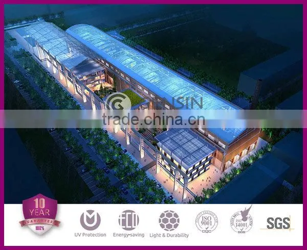 Haining Gensin Class A 2mm diameter prismatic pattern polycarbonate sheet 1220*2440mm