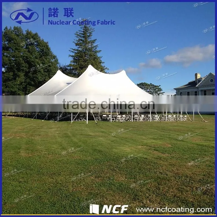 8.5mm welded single flap panama weave pvc tent keder