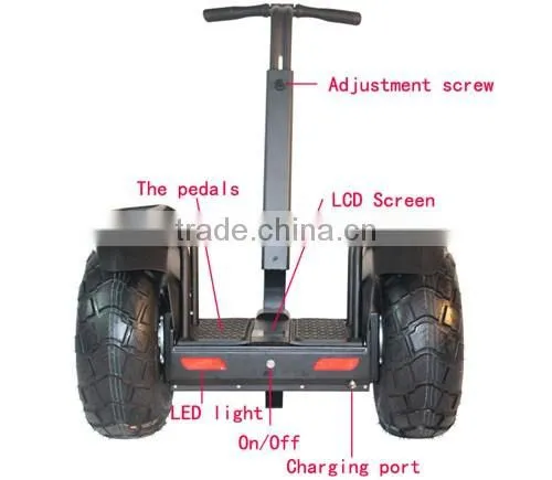 Leadway self balancing two wheeler electric scooter conversion kit car(W5L-J84)