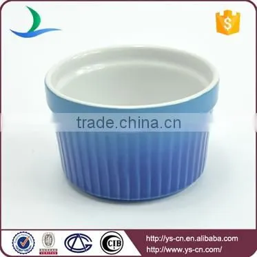 Custom ceramic colorful wholesale dessert cupcake mold