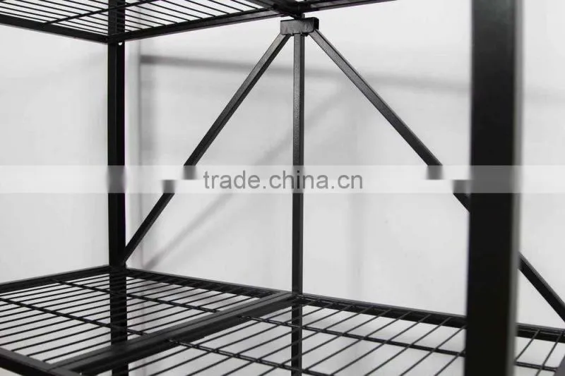 Vivinature metal storage shelf with mesh ironing board