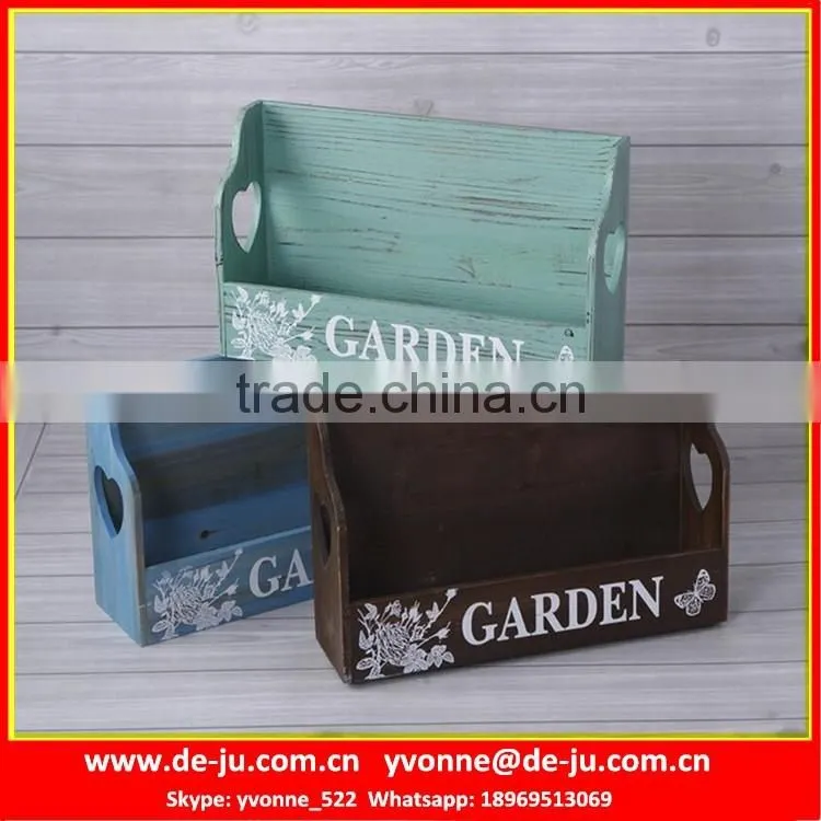 Hanging Wooden Boxes Wall Decorative