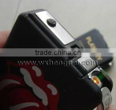 Cigarette Cases smoking box with lighter tobacco box lighter fashion metal cigarette case