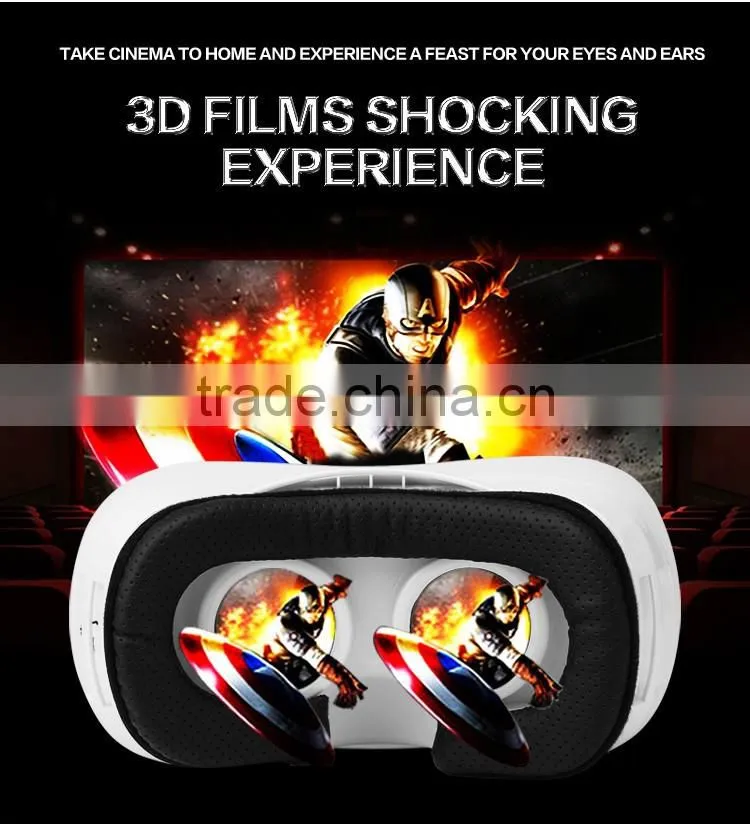 2016 New Arrival All In One Vr 3d ABS Plastic VR Glasses 3D glasses
