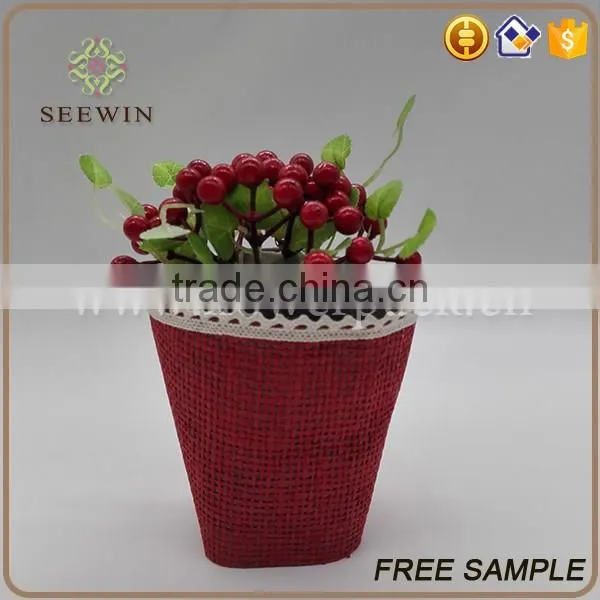 home decor pp mesh material indoor plant pot covers
