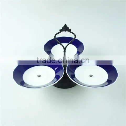 Wholesale ceramic cake/candy stand with cheap price in stock