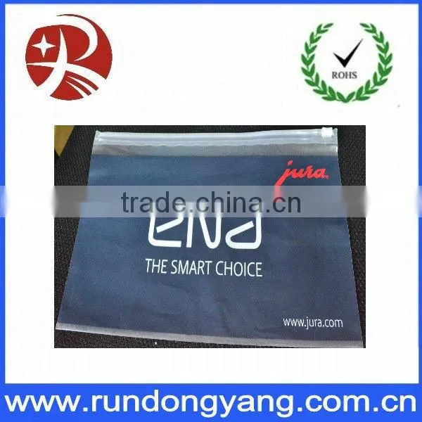Newest decorative plastic bags zipper