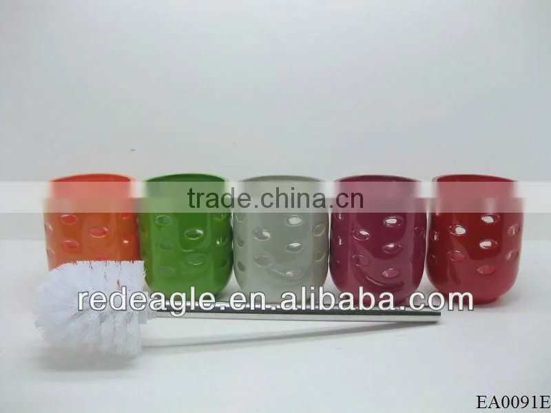 Unique sandstone toliet brush holder with high quality water-proof effect for factory promotion