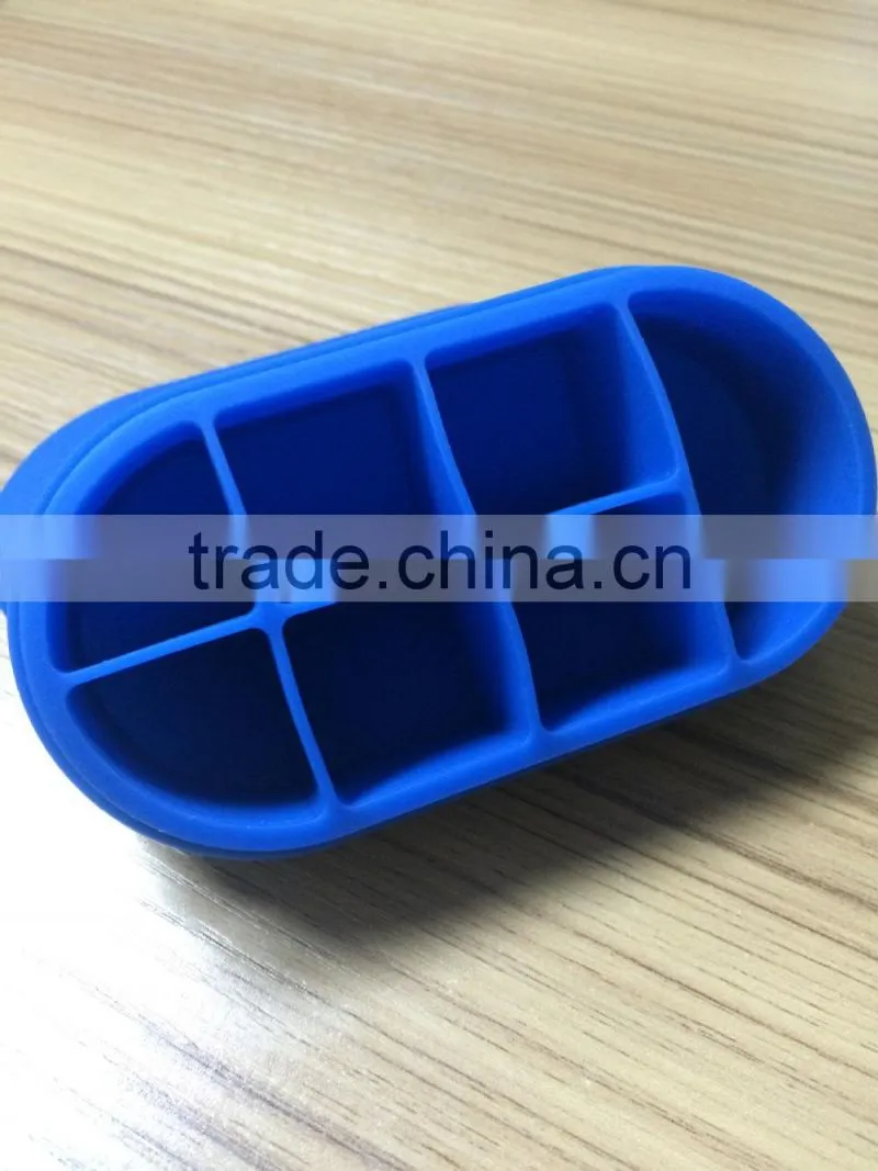 Eco-friendly medical convenient seven campartment silicone pill case for promotion