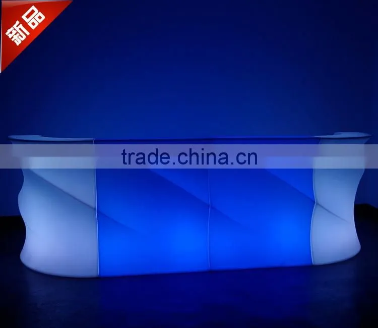 Modern Light Up Bar Table/Plastic Led Bar Table/Glowing Led Bar Table YM-BT9080 YM-BT8090