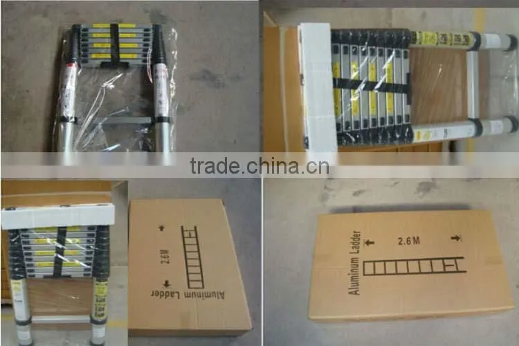 2015 hot sell Aluminum folding extension ladder