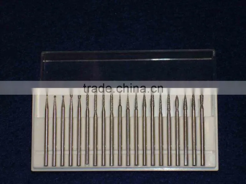 20PCS/SET DIAMOND MOUNTED POINTS/Dental diamond burs