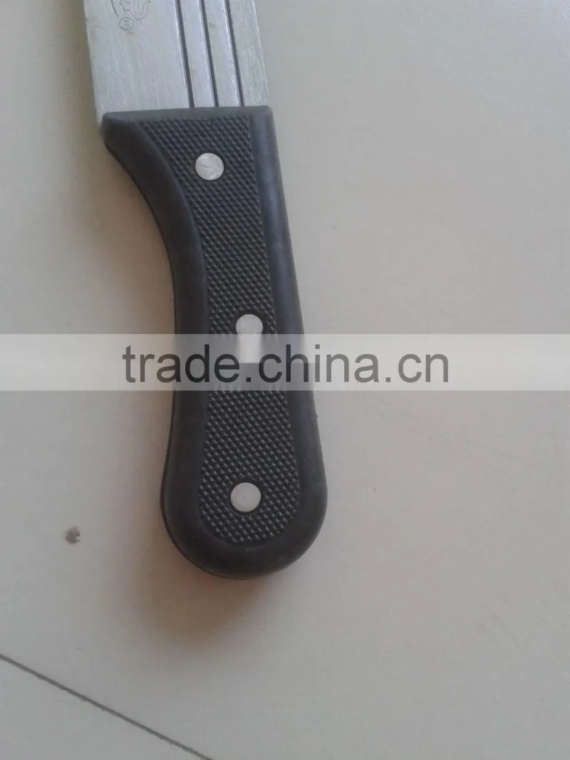 machete with plastic handle