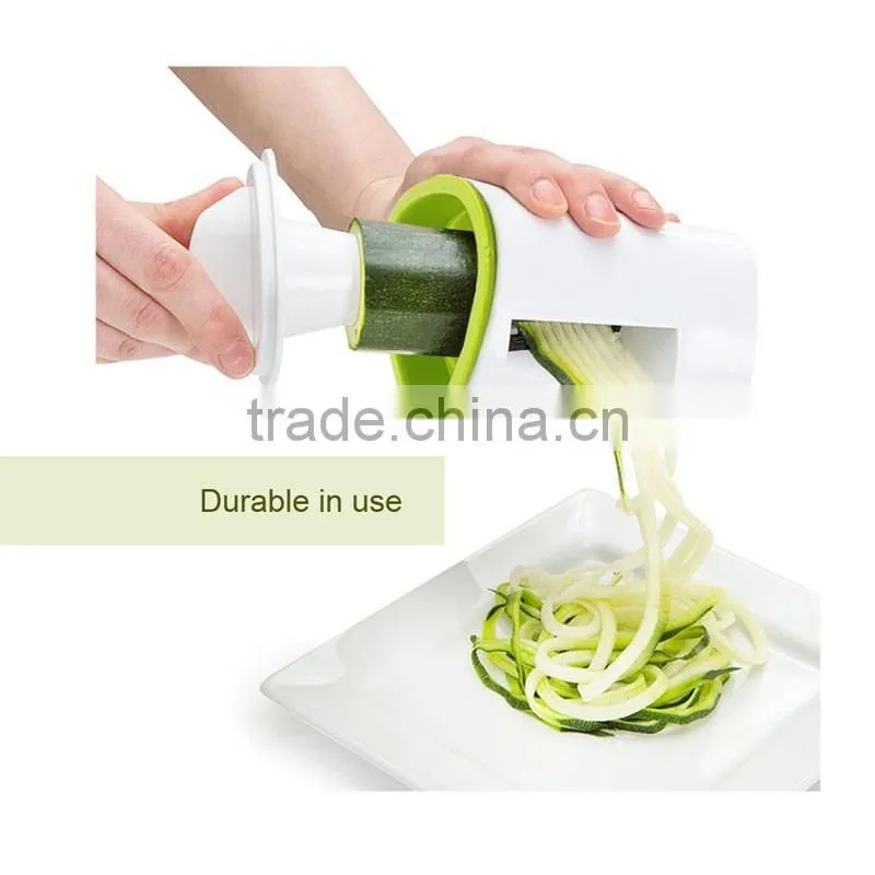 2017 New 2 in 1 Spiral vegetable & fruit slicer