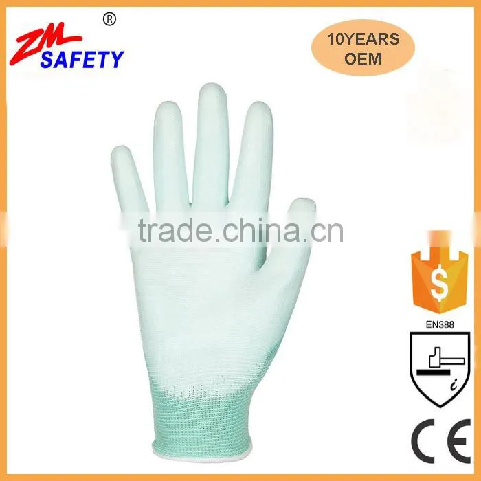 Factory Price Ultimate Grip Safety Work PU Coated Gloves for Garden Fishing Electrician Automotive Kids Women Men