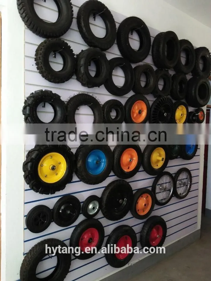flat free tire 4.00-8 pu wheel