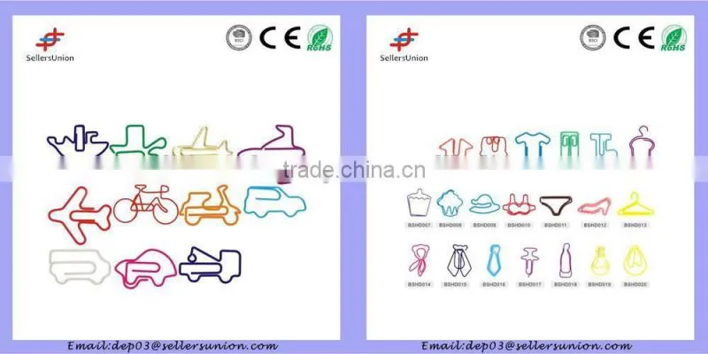 Promotional Gifts Stationery Supplies Funny Animal Shape Paper Clips