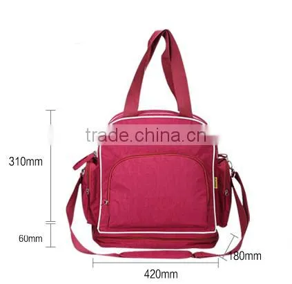 600D polyester best diaper organizer bag
