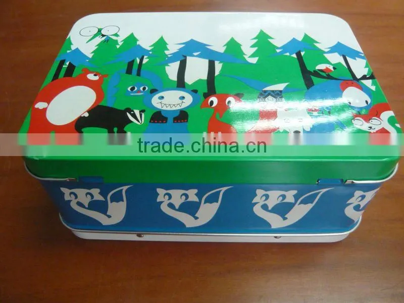 Lunch Tin Box with cute design, Kid's Lunch Box