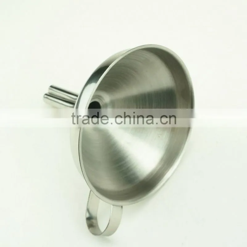 42015 Latest popular high quality small stainless steel funnel