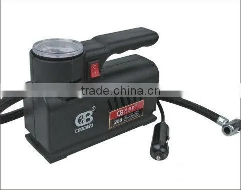 Best Price 250PSI Max Pressure And 12V Voltage Portable Car Tire Air Compressor