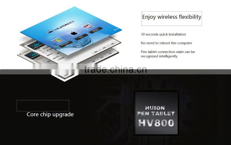HUION W58 Best Wireless Graphic Drawing Tablet with Stylus