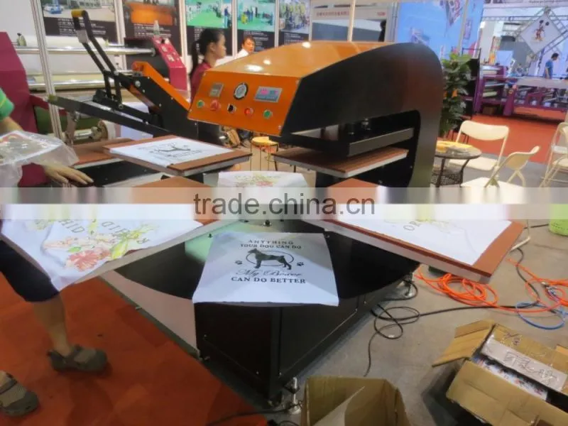 Automatic hot press sublimation machine for tshirt dye sublimation and tshirt heat transfer
