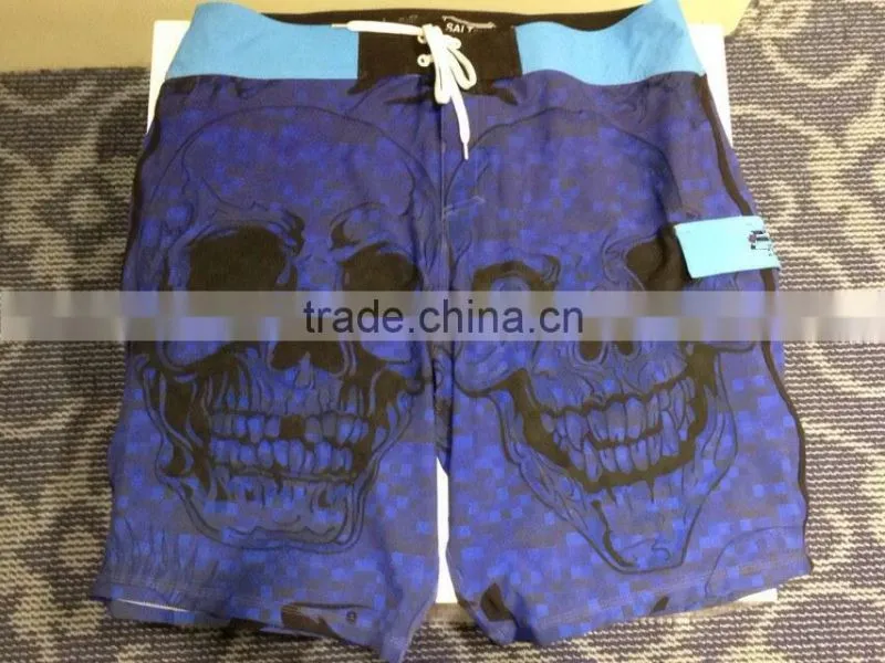 2015 OEM Heat Transfer Printing Mens beach shorts Mens beachwear swimwear