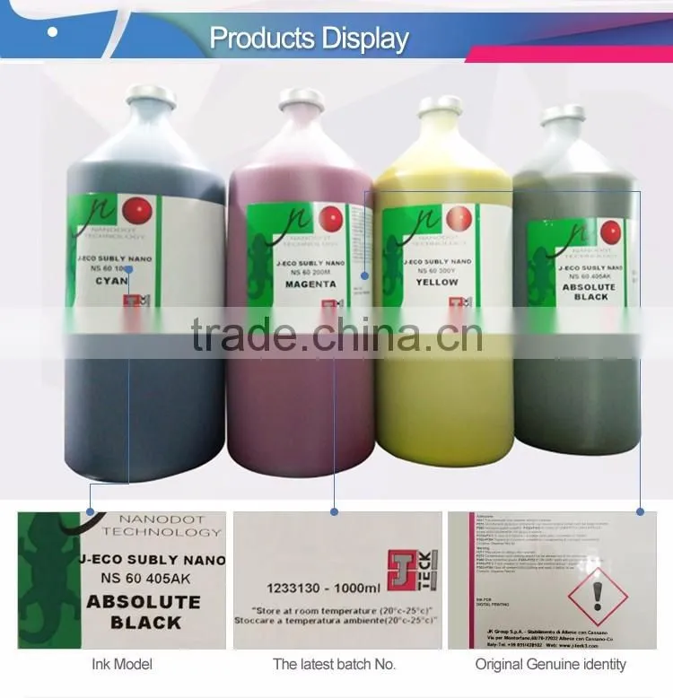 J-teck J-next J-ECO Subly Nano NS 60 200 M Dye Sublimation Ink