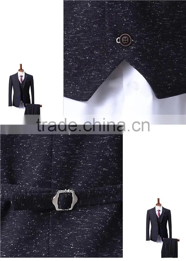 2017 latest design black snow/dot suits wedding dress for men pictures of men wedding coats