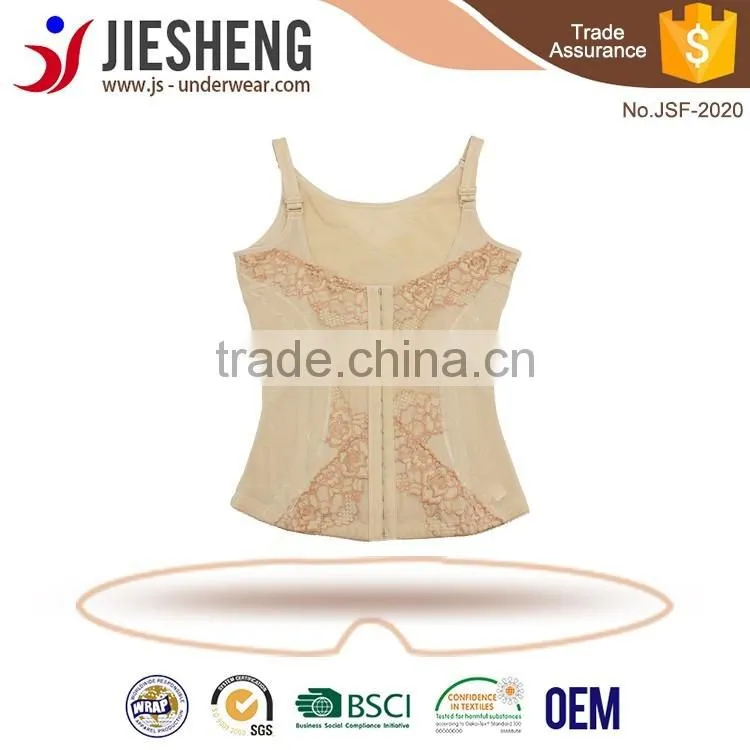 Front closure boday shaper slimming vest shapewear for women