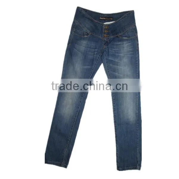 GZY blank denim jeans wholesale jeans mixed styles stocklots