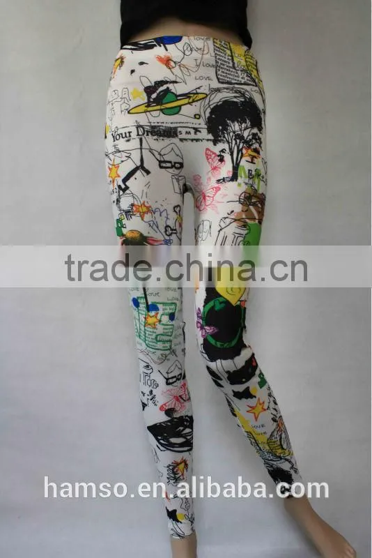 colorful women's lovely cartoon leggings