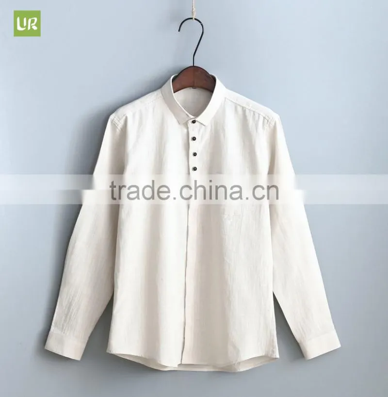 2017 factory manufacture Casual cotton long sleeve dress shirt and line shirts for man