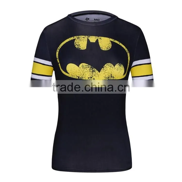 Men and women fitness gym compression garments with custom brands