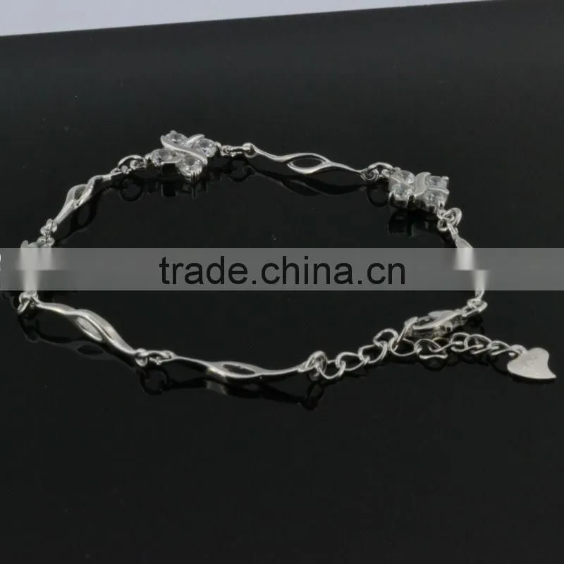 Zircon jewelry 925 silver lady's bracelets