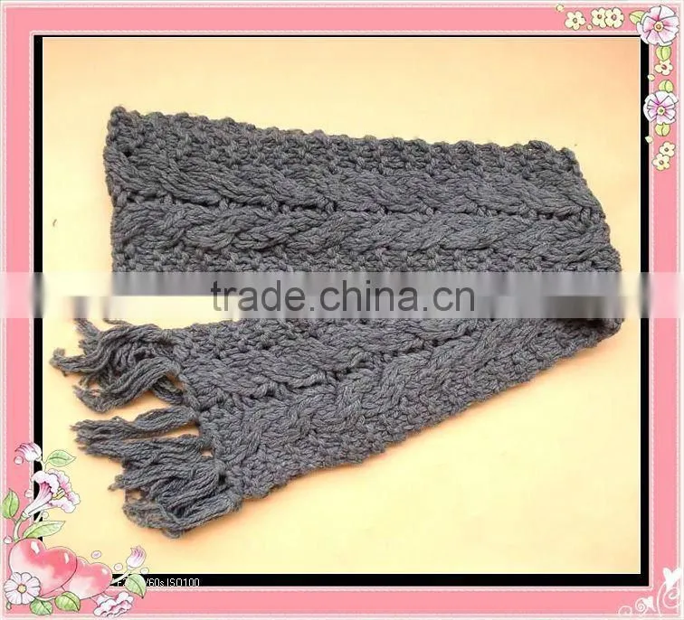 factory directly sell winter knitted and warm fashion scarf