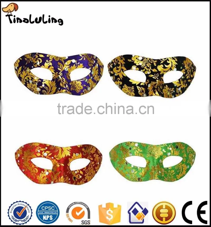 Spot wholesale elegant mysterious multicolor half face mask
