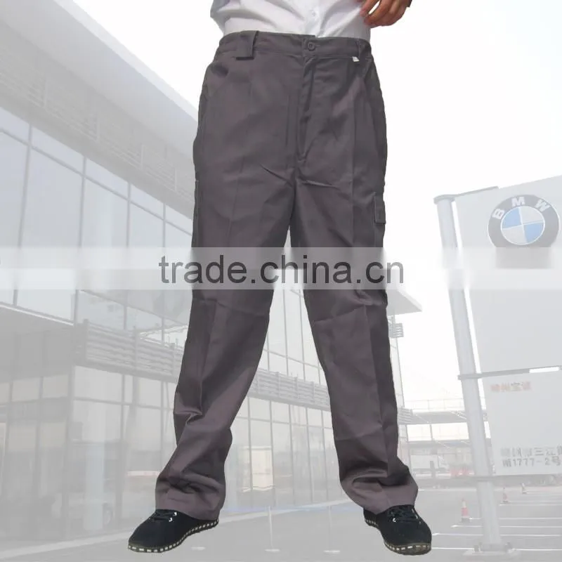 Juqian 2016 custom logo cheap mens overall Industrial multi-pocket loose fit cargo work pants