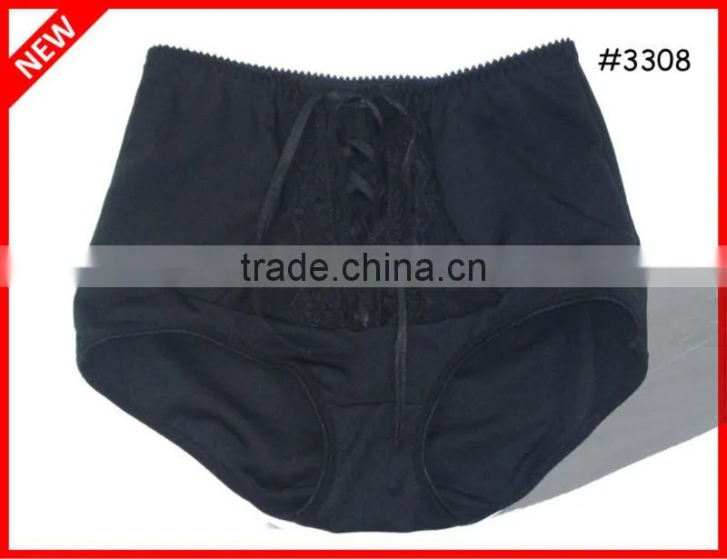 Basic women's girdle with lace up in front