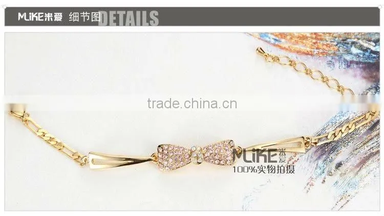 Bow-Tie 925 silver bracelet with Crystal M3007
