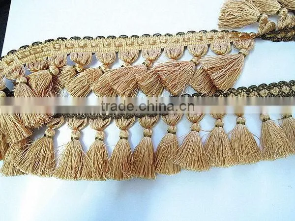 30cm High Quality wholesale CVC tassel fringe for curtain