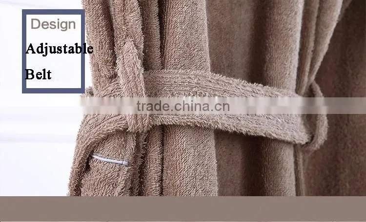 Towel robe bath men gray winter