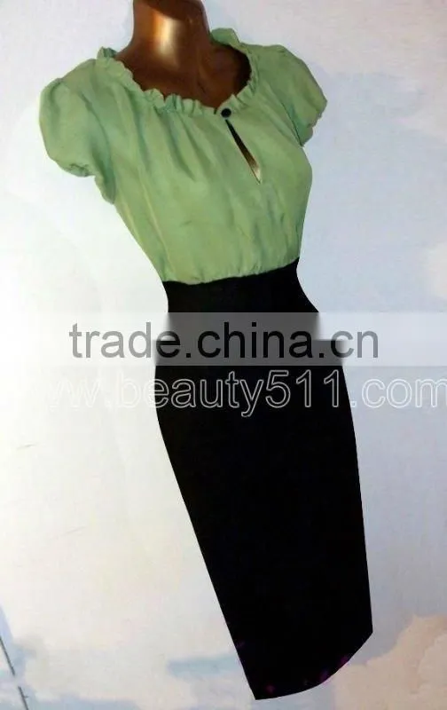 Vintage 1940s 50s Repro Gypsy Wiggle Rockabilly Pencil Pinup Dress GP002