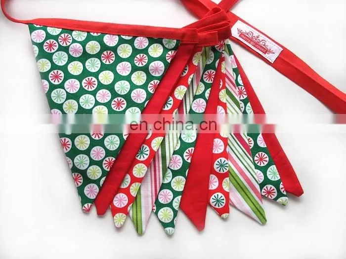 Decorative custom small bunting string flags