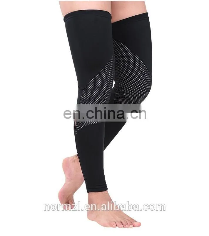 Mens sports cycing foot compression sleeve custom fashion hot knee sleeve