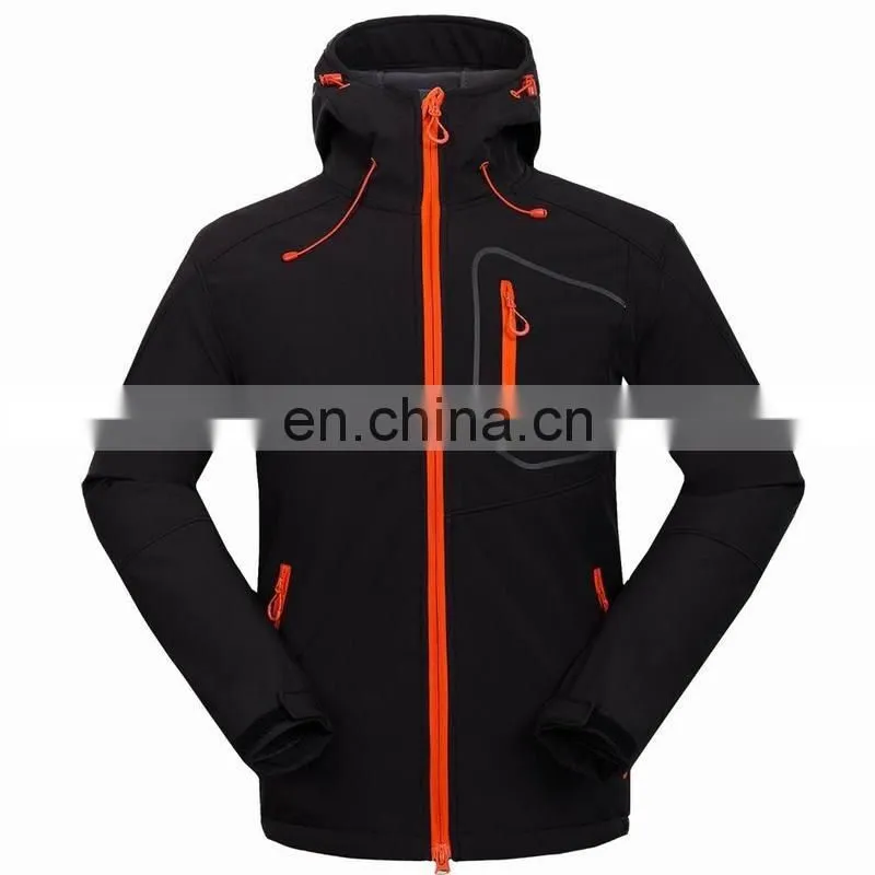 High quality waterproof softshell jacket for men outdoor printed clothing