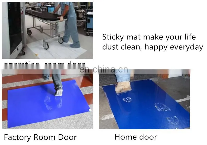 Wholesale cleanroom peelable mat high quality antistatic esd sticky mat C0201