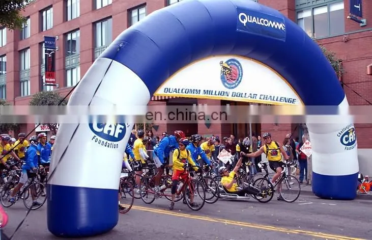 Car race inflatable star & finish arch for large events