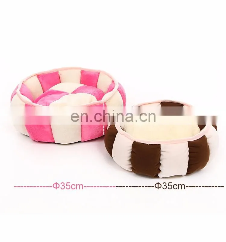 2016 new stlye Anti peel pumpkin fossa pet bed